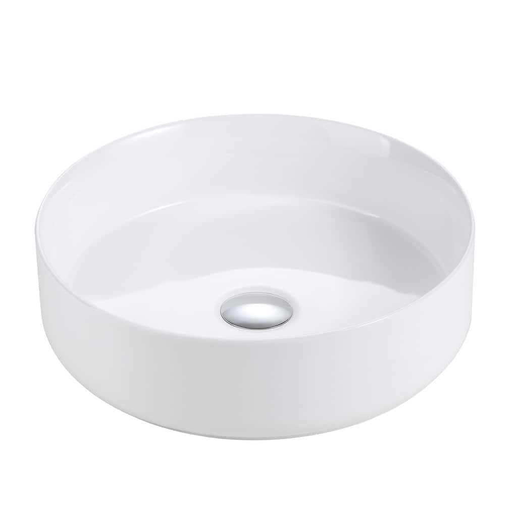 Topcraft Ceramic Countertop Bathroom Sinks - 15.5"