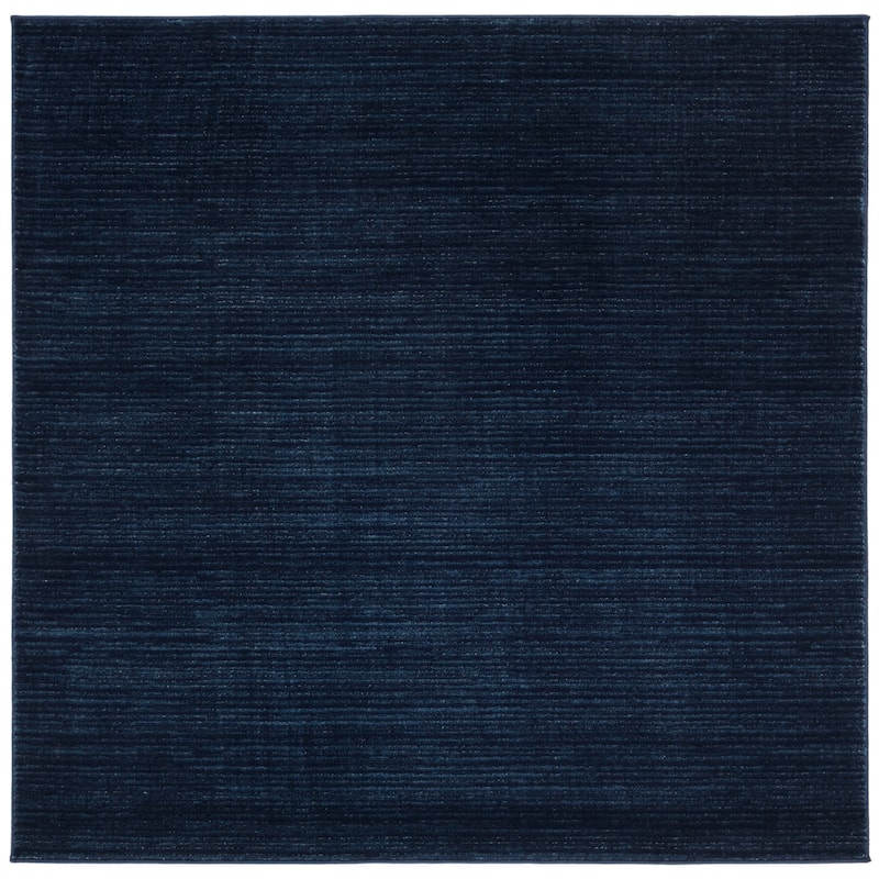 SAFAVIEH Vision Sunanda Modern Ombre Tonal Rug - 6'7" Square - Navy