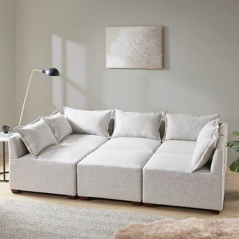 Modular Ottoman - Ivory
