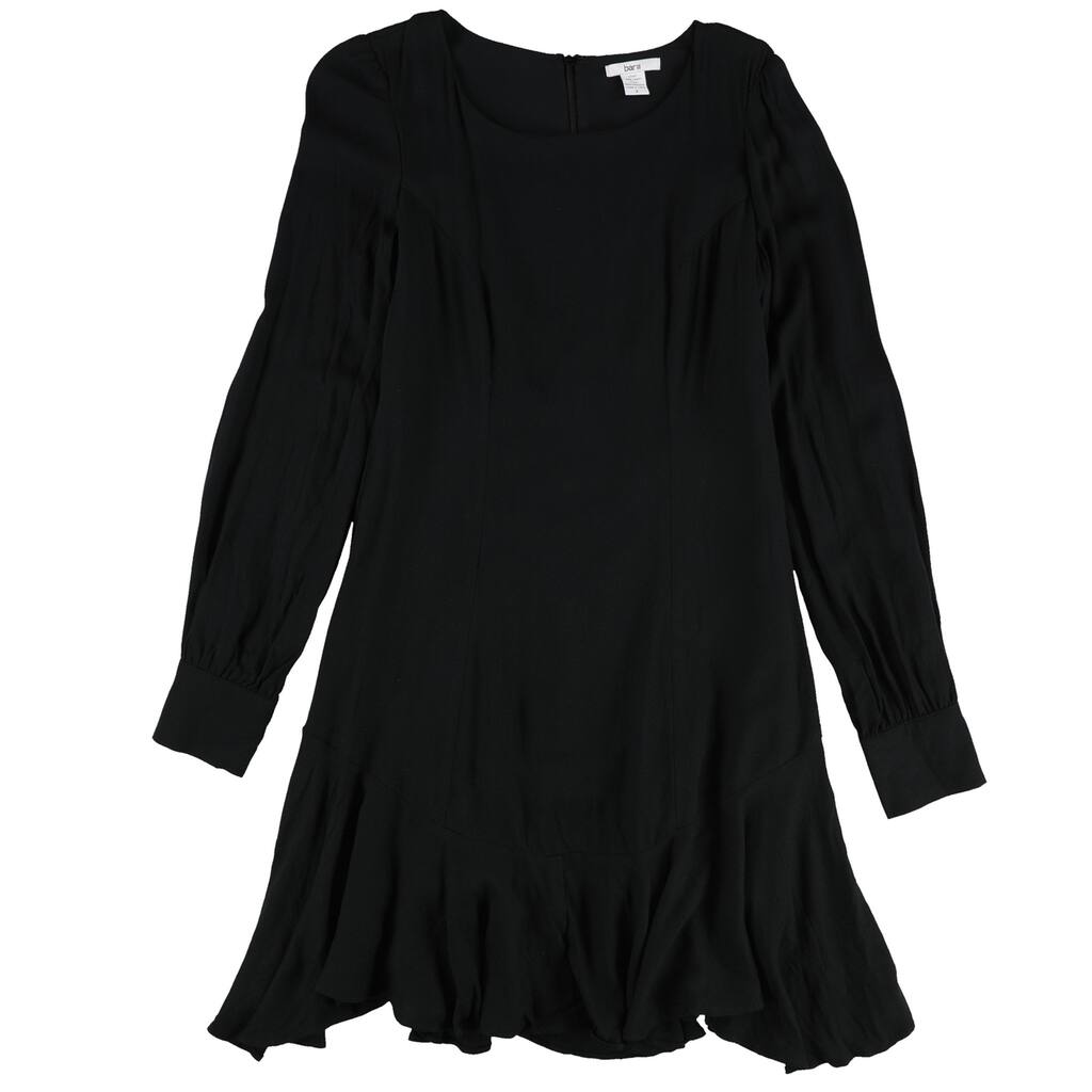 Bar Iii Womens Solid Fit & Flare Dress
