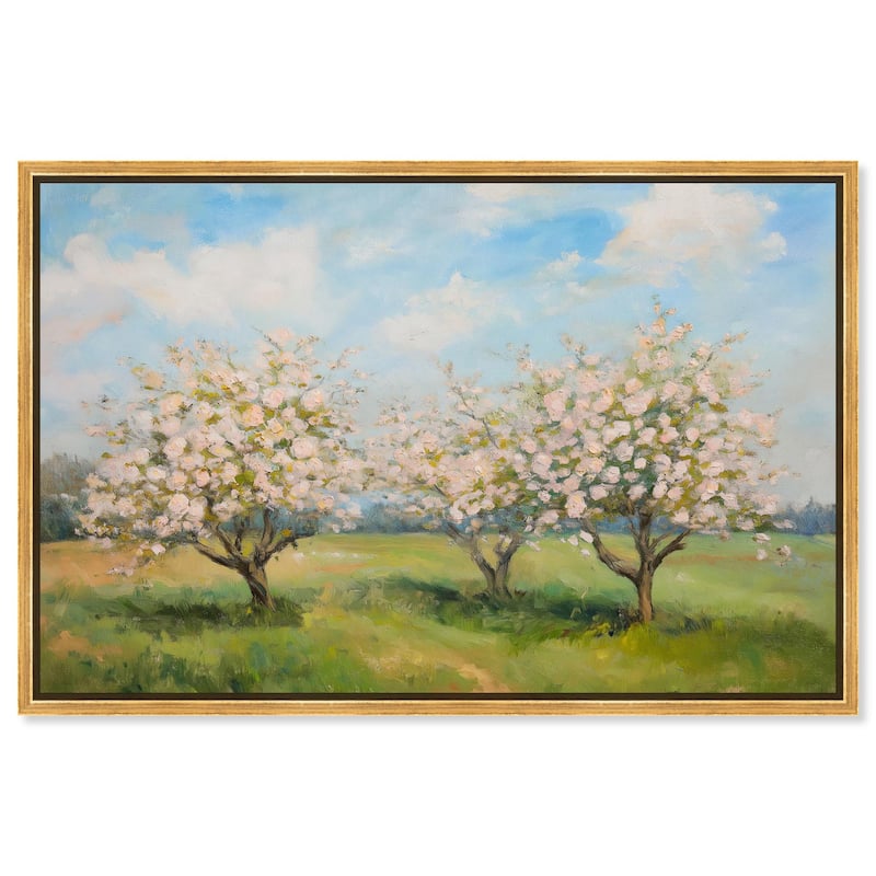 Season of Blossoms Canvas by Art Remedy - 36" x 24" - Gold