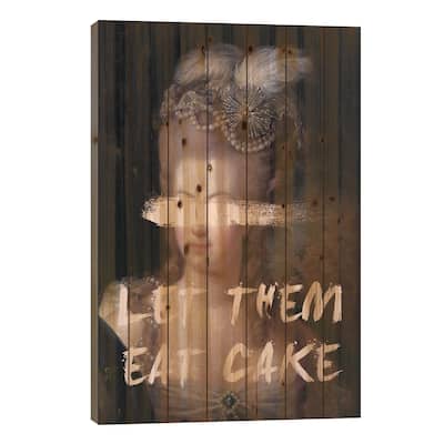 Marie Antoinette Altered Art V Print On Wood by Grace Digital Art Co - Multi-Color