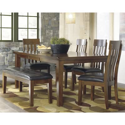 Signature Design by Ashley Ralene Medium Brown 6-Piece Dining Package