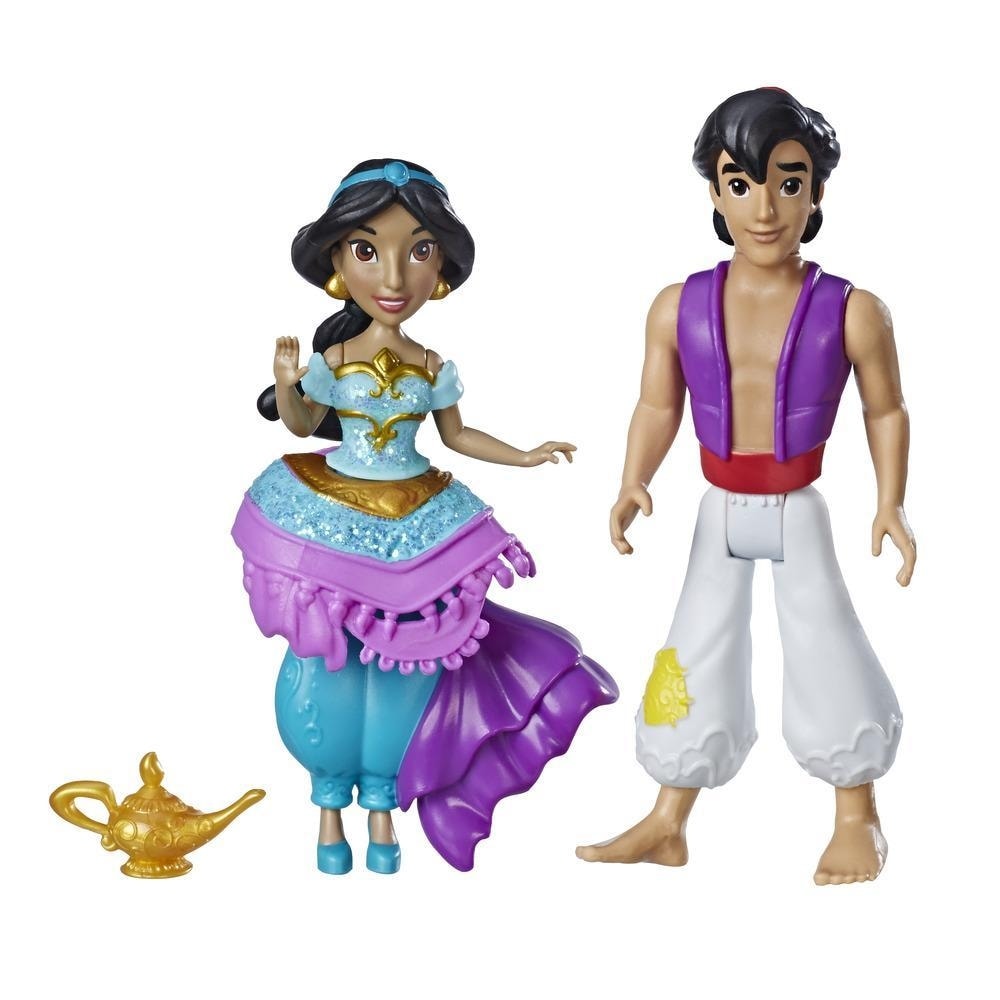 Shop Disney Princess Jasmine And Aladdin 2 Dolls Royal Clips Fashion Overstock 30319000