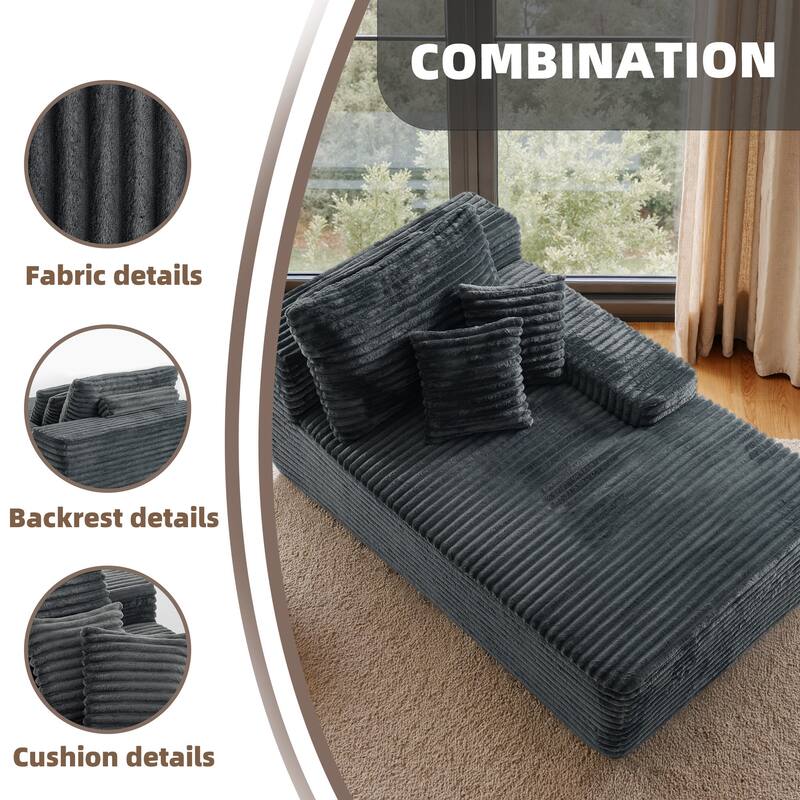 Cathy 41" W No Assembly Required Chaise Lounge