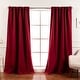 preview thumbnail 46 of 80, Aurora Home Insulated Thermal Blackout 84-inch Curtain Panel Pair - 52 x 84