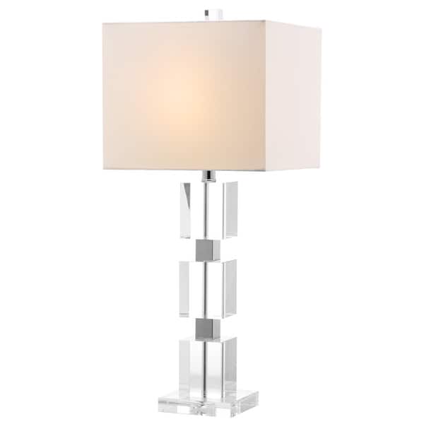 Safavieh Lighting 28 Inch Palace Crystal Stacked Cube Table Lamp 13 X13 X28 On Sale Overstock 8353209