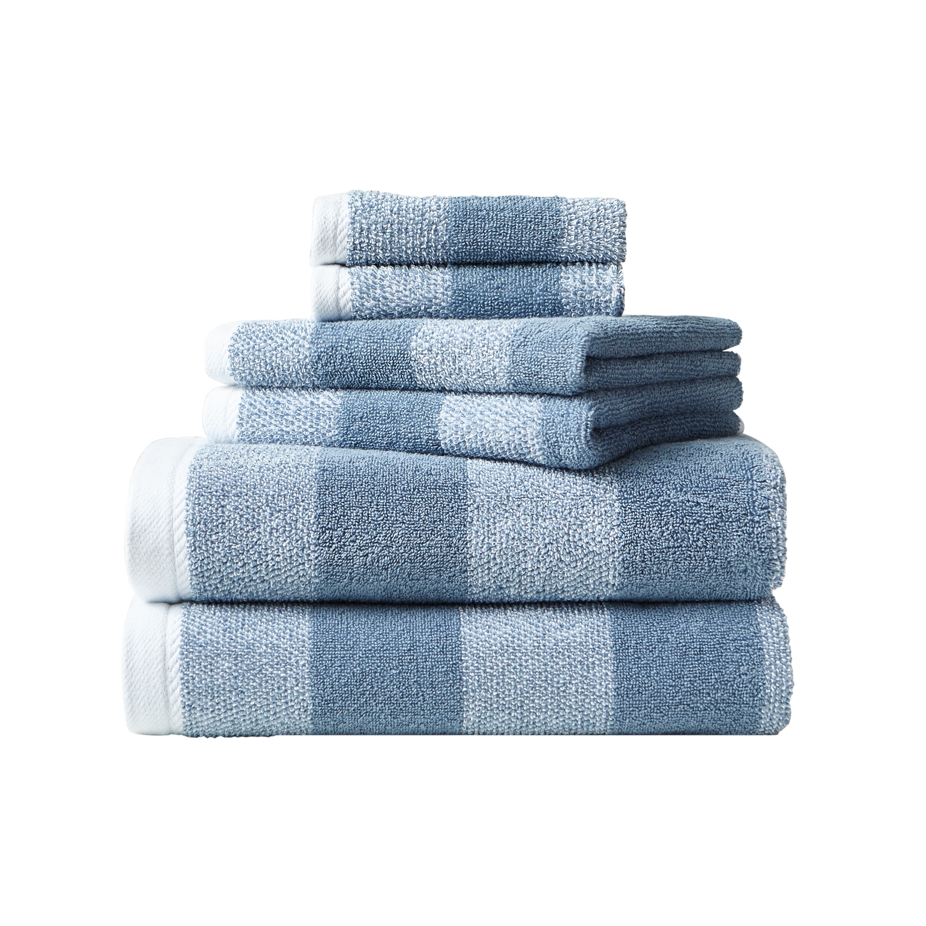 Nautica Oak Lake Cotton Blue 6 Piece Towel Set 6 Piece On Sale Bed Bath Beyond 33134115