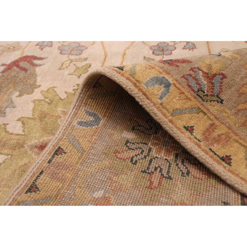 ECARPETGALLERY Hand-knotted Jules Serapi Ivory Wool Rug - 8'1 x 10'0