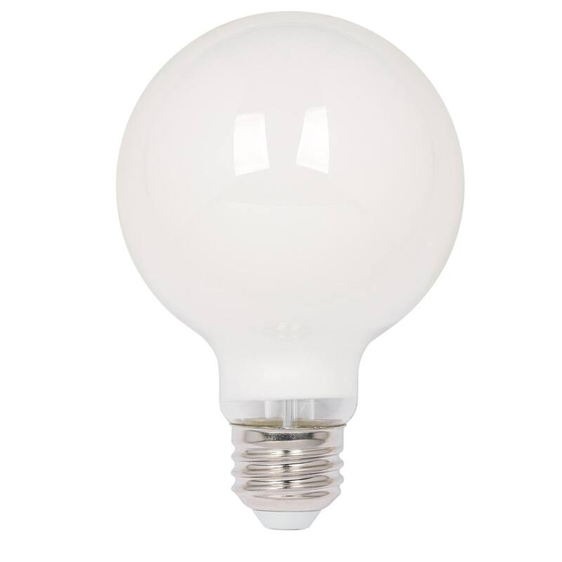 Westinghouse Lighting 5.5-Watt (40-Watt Equivalent) Soft White G25 Dimmable Filament LED Light Bulb, Medium Base