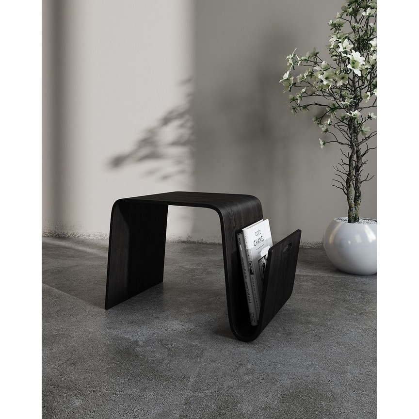 Manhattan Comfort Brookside 25.6 in. Rectangle End Table