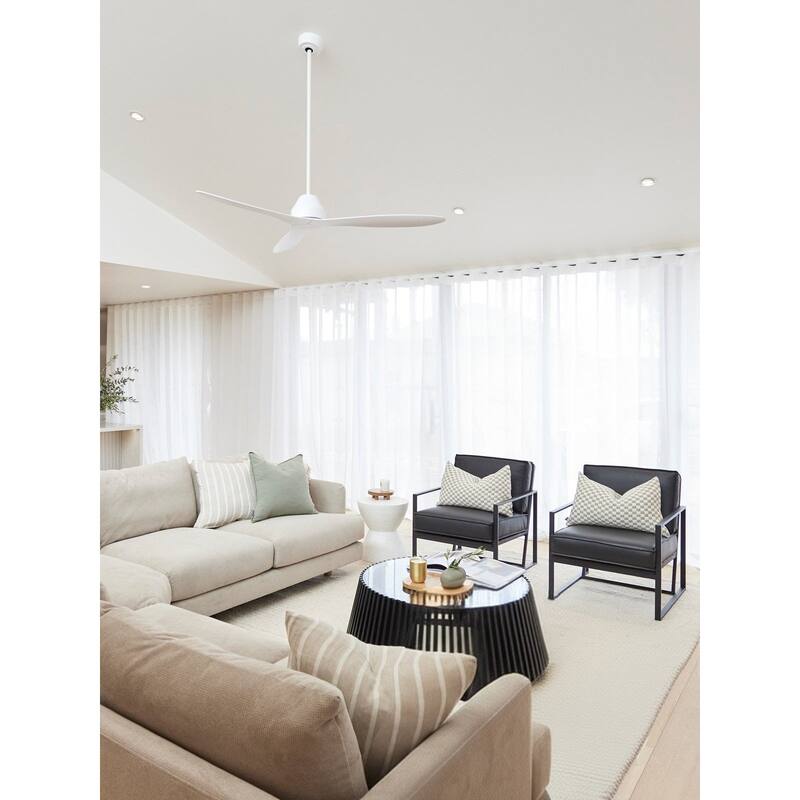 Lucci Air Whitehaven 56" Smart WiFi Controlled In&Outdoor Ceiling Fan