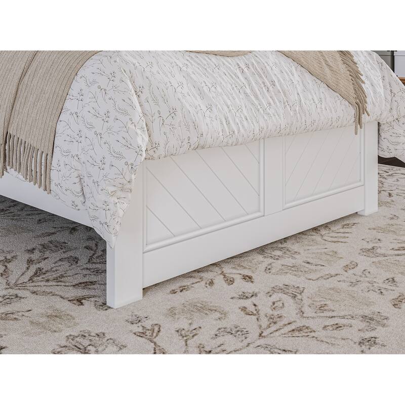Canyon Foundation Bed Frame with Matching Footboard