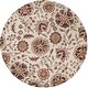 preview thumbnail 40 of 50, Livabliss Athena Transitional Area Rug Beige - Round - 8' x 8'
