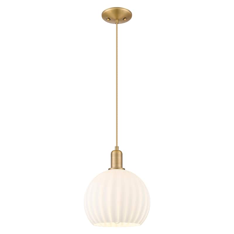 Innovations Lighting Endless Possibilities Arcadia - White Venetian - 1 Light 10" Cord Hung Mini Pendant