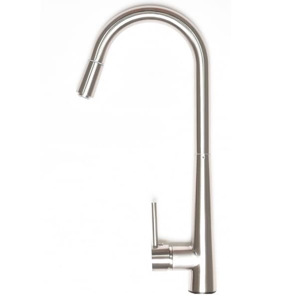 Shop Zenvida Modern Single Handle High Arc Pull Down Lead ...