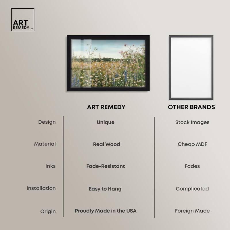 Glimmering Glade Garden II Shadowbox by Art Remedy