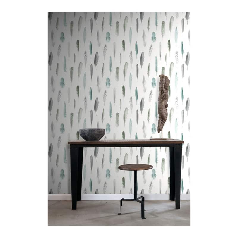 ESTA Home Nala Multicolor Feathers Wallpaper - 20.5 x 396 x 0.025