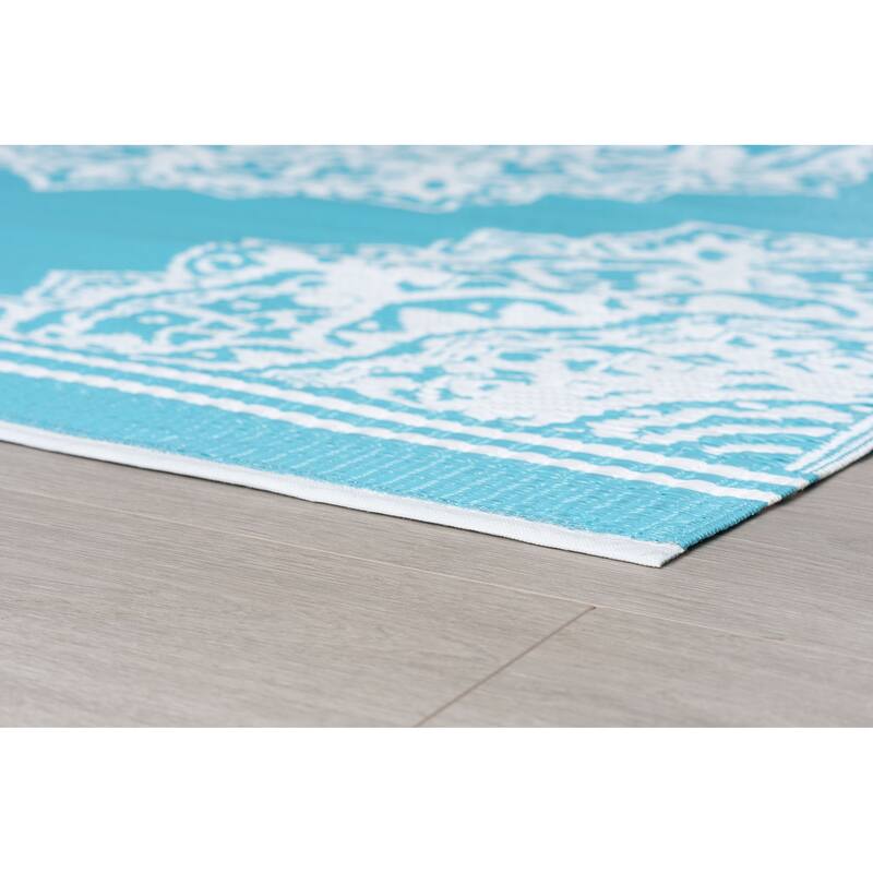 Sundown Beach Medallion Indoor/Outdoor Area Rug