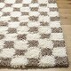 preview thumbnail 6 of 48, Livabliss Urban Shag Scandinavian Checkered Area Rug.