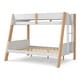 preview thumbnail 7 of 7, Furniture of America Zylen White Solid Wood Twin over Full Bunk Bed