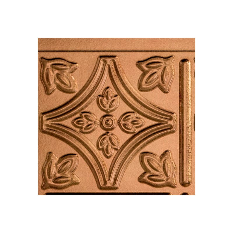 FASÄDE Traditional Style 1 Decorative Vinyl Backsplash Panel - 6x6 Inch Sample - Antique Bronze