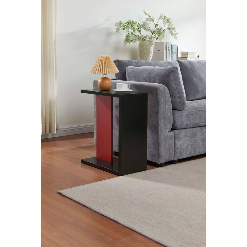 Side Table - Black and Red