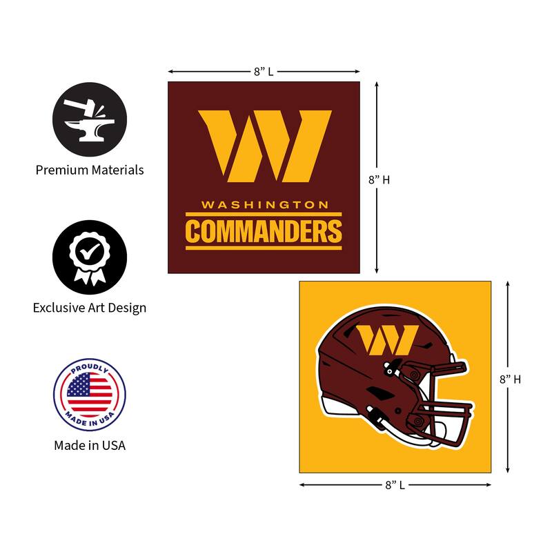 Washington Commanders Foam Core Wall Decor