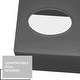 preview thumbnail 4 of 7, DWËLLZA HOME Tissue Box Cover Square Grey