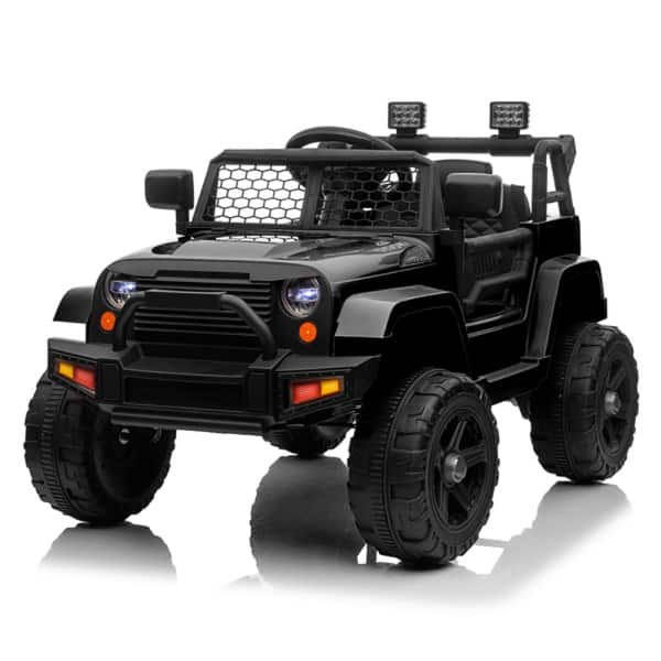 slide 2 of 7, Dual Drive 12V 4.5A.h with 2.4G Remote Control Jeep - 38.7"(L) x 25.9"(W) x 25.6"(H)