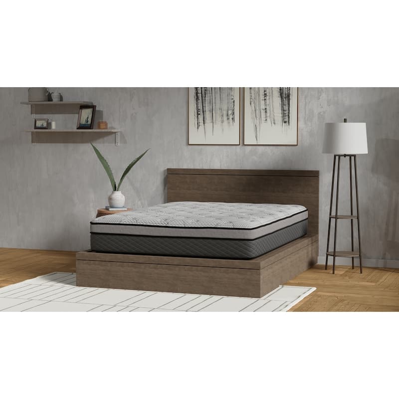 Omne Sleep Hybrid 12 Inch Medium Firm Mattress with Pocketed Coils