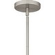 preview thumbnail 6 of 6, Eslinger 1-Light Brushed Nickel Mini Pendant