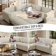 preview thumbnail 11 of 109, Homy Casa Chenille Sleeper Sectional Sofa with Pull-Out Bed