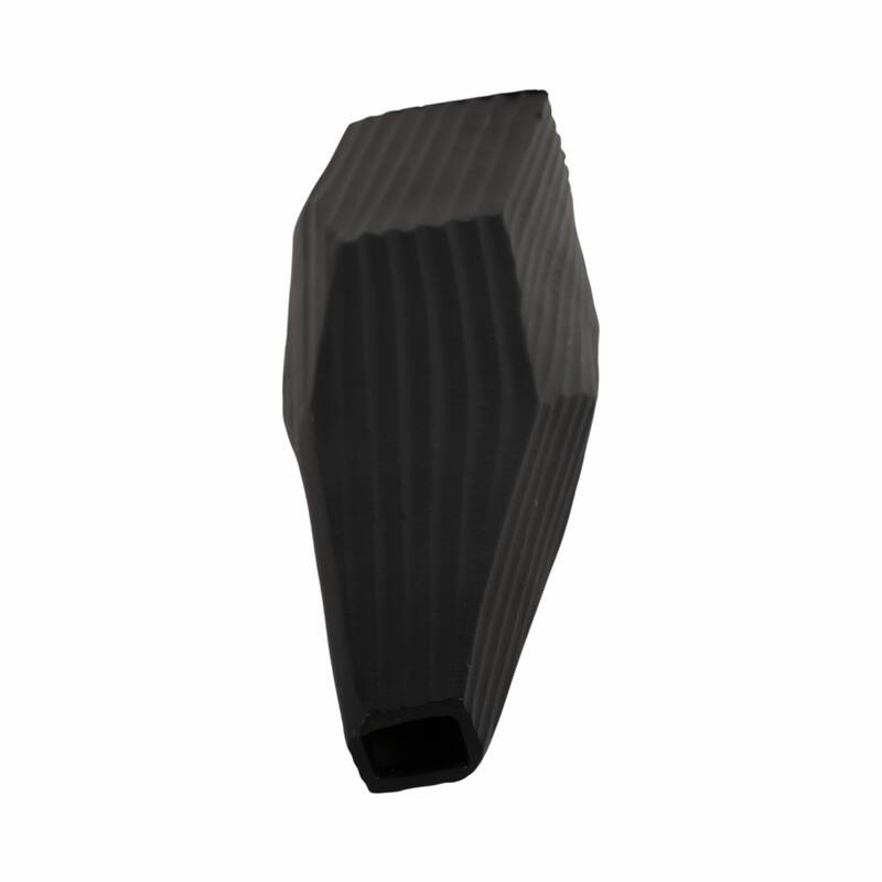 Aluminum Metal Balaz Asymmetrical Sculpted Vase