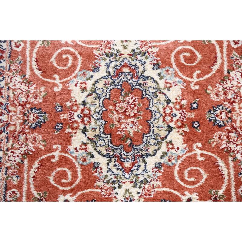 Floral Medallion Transitional Oriental Turkish Rug Traditional Carpet