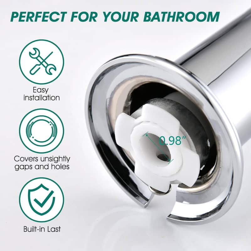 6.22 in. Slip-On Tub Spout/Bathtub Faucet with Diverter 1/2 Inch Slip Fit Connection