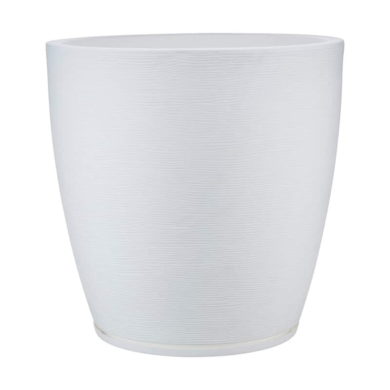Floridis Amsterdan X-Large Planter Bowl - 21.65 inches high x 21.65 inch diameter - White