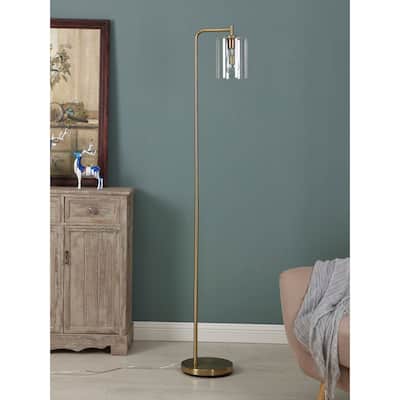 Brightech Elizabeth LED Floor Lamp - Brass