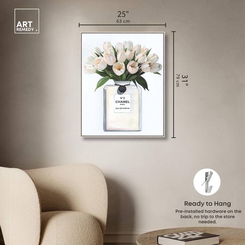 Doll Memories - Floral Happiness Canvas by Art Remedy