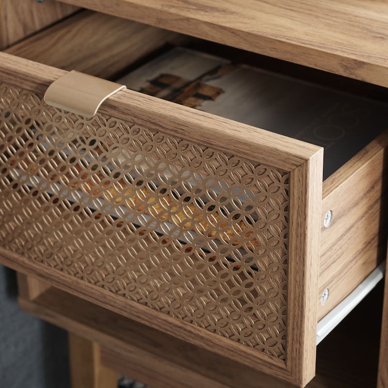SAFAVIEH Katsuji 1-Drawer 1-Shelf Nightstand