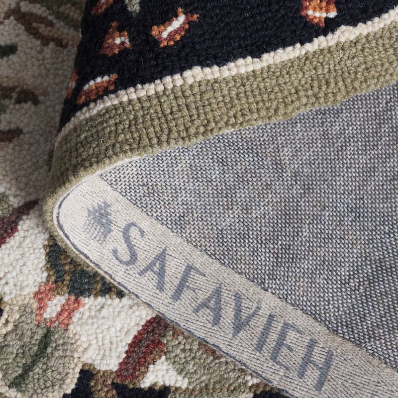 SAFAVIEH Handmade Chelsea Asmaa French Country Rooster Wool Rug