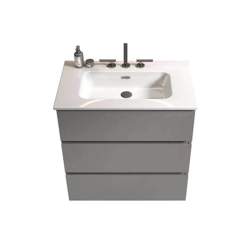 GDFStudio - TIA Freestanding Bathroom Vanity with Sink Basin