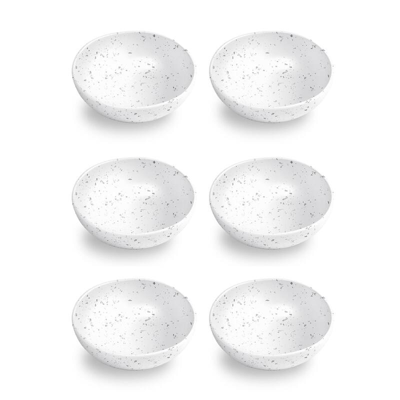 Abode Homewares by TarHong Terrazzo Bowl, 7" x 2.4"/ 34 oz.Set of 6