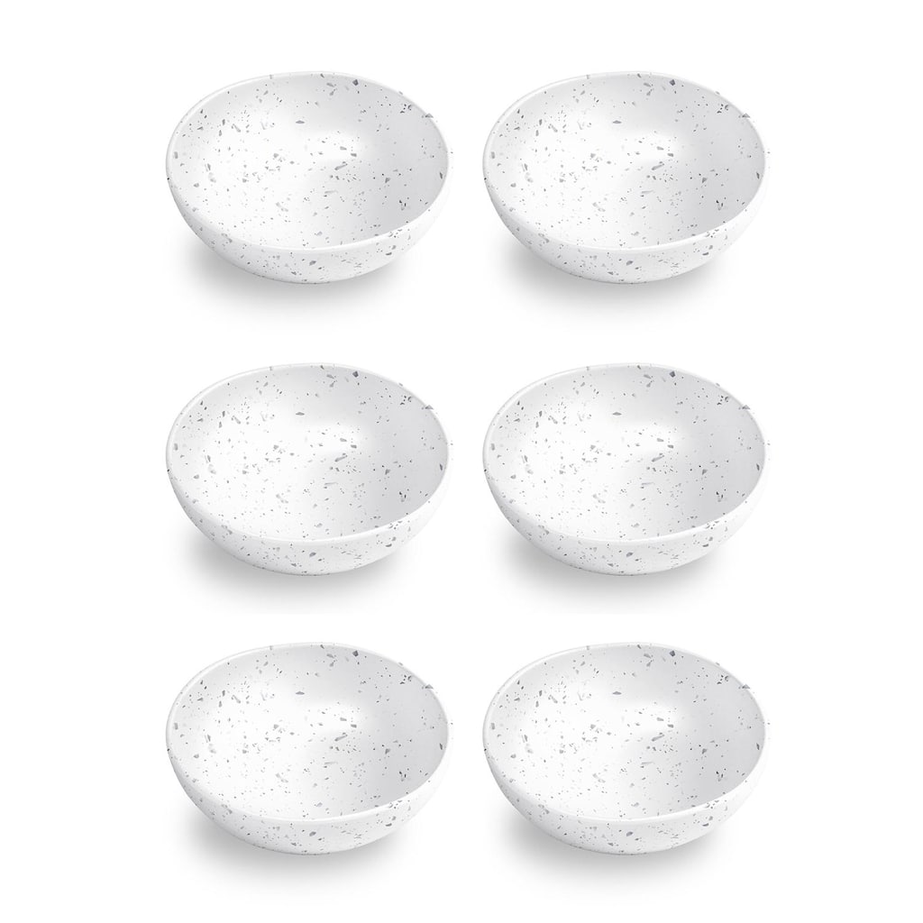 Abode Homewares by TarHong Terrazzo Bowl, 7" x 2.4"/ 34 oz.Set of 6