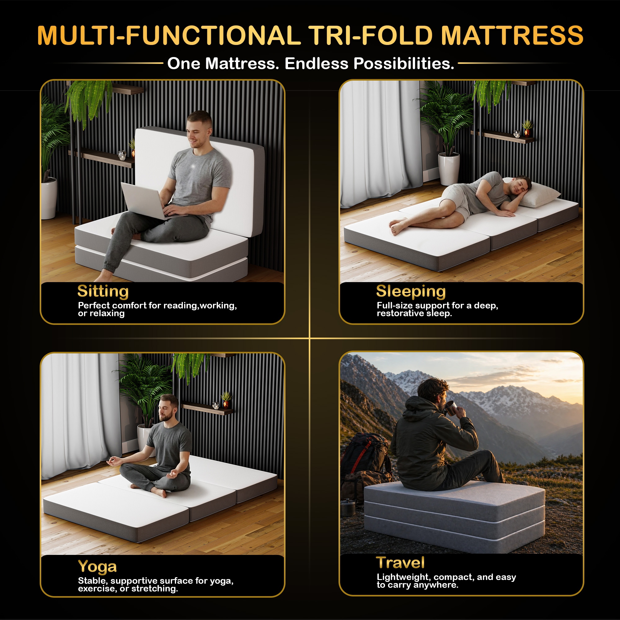 Folding Mattress, 3