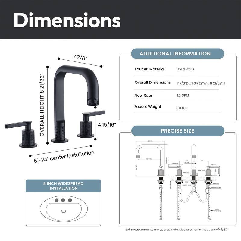 New York Widespread Bathroom Basin Sink Faucet