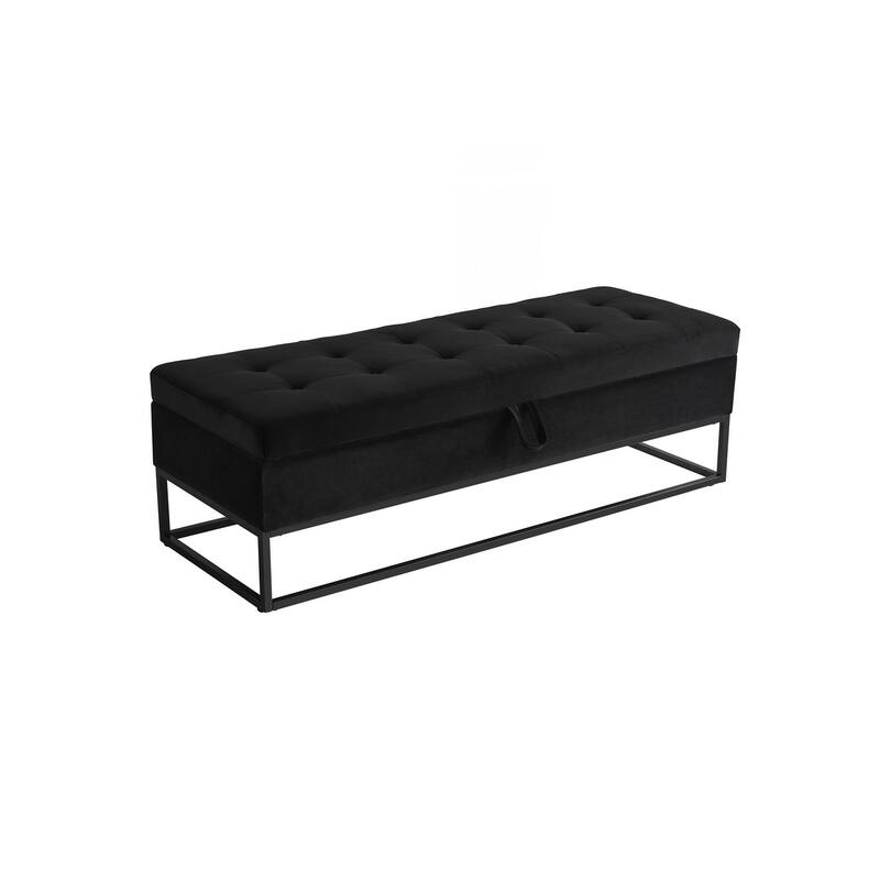 Bed Bench Metal Base with Storage