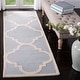 preview thumbnail 2 of 86, SAFAVIEH Handmade Cambridge Rosy Modern Moroccan Wool Rug 2'6" x 10' Runner - Light Blue/Ivory