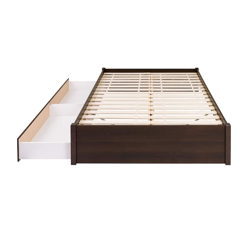 Prepac Queen Select 4-post Platform Bed with Optional Drawers
