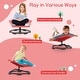 preview thumbnail 28 of 39, Costway Kids Sensory Swivel Chair with Non-Slip Metal Base for - See Details